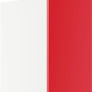 Seitenschrank IMPULS KÜCHEN Turin, Breite 60 cm Schränke Gr. B/H/T: 60 cm x 190,7 cm x 57,9 cm, links, 2 St., rot (rot hochglanz) Seitenschränke