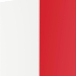 Seitenschrank IMPULS KÜCHEN Turin, Breite 60 cm Schränke Gr. B/H/T: 60 cm x 190,7 cm x 57,9 cm, rechts, 2 St., rot (rot hochglanz) Seitenschränke
