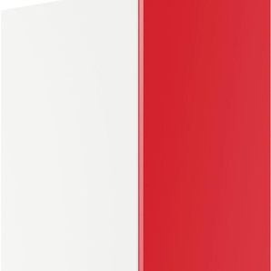Seitenschrank IMPULS KÜCHEN Turin, Breite 60 cm Schränke Gr. B/H/T: 60 cm x 205,1 cm x 57,9 cm, rechts, 2 St., rot (rot hochglanz) Seitenschränke