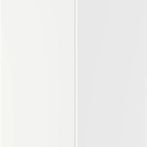 Seitenschrank IMPULS KÜCHEN Valencia, Breite 60 cm Schränke Gr. B/H/T: 60 cm x 205,1 cm x 57,6 cm, links, 2 St., weiß Seitenschränke