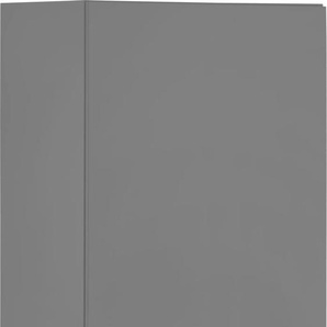 Seitenschrank OPTIFIT Parma Schränke Gr. B/H/T: 60 cm x 176,6 cm x 58,4 cm, 2 St., Komplettausführung, grau (basaltgrau) Seitenschränke