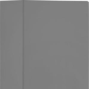 Seitenschrank OPTIFIT Parma Schränke Gr. B/H/T: 60 cm x 176,6 cm x 58,4 cm, 2 St., Komplettausführung, grau (basaltgrau) Seitenschränke Breite 60 cm