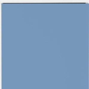 Seitenschrank WIHO KÜCHEN Husum Schränke Gr. B/H/T: 50 cm x 165 cm x 57 cm, 1 St., blau (front: himmelblau, korpus: weiß) Seitenschränke 50 cm breit