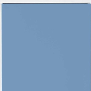 Seitenschrank WIHO KÜCHEN Husum Schränke Gr. B/H/T: 50 cm x 165 cm x 57 cm, 1 St., blau (front: himmelblau, korpus: weiß) Seitenschränke