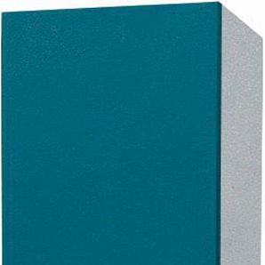 Seitenschrank WIHO KÜCHEN Kiel Schränke Gr. B/H/T: 50 cm x 200 cm x 57 cm, 1 St., blau (front: ozeanblau, korpus: steel grey) Seitenschränke 50 cm breit, Höhe 200