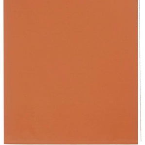 Seitenzugrollo SUNLINES Uni Rollos Gr. 180 cm, 182 cm, orange (terra) Verdunkelungsrollos