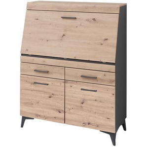 Sekretär  Cortina ¦ holzfarben ¦ Maße (cm): B: 98 H: 124 T: 42.0