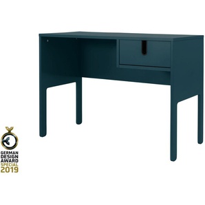 Sekretär  Uno - blau - Materialmix - 50 cm - 75 cm | Möbel Kraft