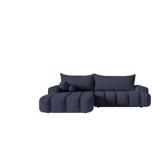 Selsey Ecksofa mit Schlaffunktion Dandelino ¦ blau ¦ Maße (cm): B: 275 H: 80