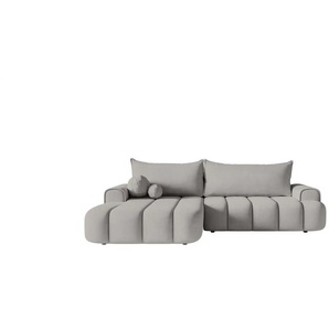 Selsey Ecksofa mit Schlaffunktion Dandelino ¦ grau ¦ Maße (cm): B: 275 H: 80