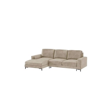 Selsey Ecksofa mit Schlaffunktion Mokpeo ¦ beige ¦ Maße (cm): B: 244 H: 85