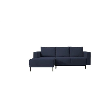 Selsey Ecksofa mit Schlaffunktion Rodario Mini ¦ blau ¦ Maße (cm): B: 241 H: 90