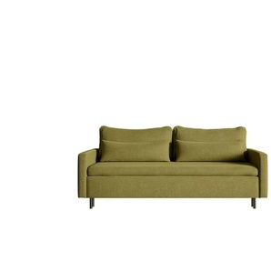 Selsey Einzelsofa mit Schlaffunktion Umpro - grün - Materialmix - 220 cm - 96 cm | Möbel Kraft
