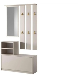 Selsey Garderobenset ¦ beige ¦ Maße (cm): B: 85 H: 160