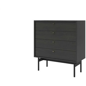 Selsey Kommode   ¦ schwarz ¦ Maße (cm): B: 85,5 H: 91,9