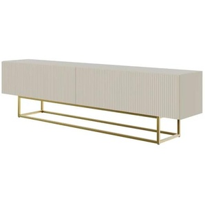 Selsey Lowboard - grau - Materialmix - 175 cm - 46,5 cm | Möbel Kraft