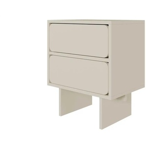 Selsey Nachtkommode in beige Wuwu ¦ beige ¦ Maße (cm): B: 49,6 H: 56