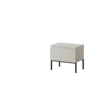 Selsey Nachtkommode mit Kufengestell Bemmi ¦ beige ¦ Maße (cm): B: 49 H: 43