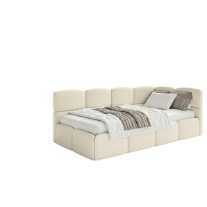 Selsey Polsterliege mit Matratze und Bettkasten Cloudy ¦ beige ¦ Maße (cm): B: 220 H: 88