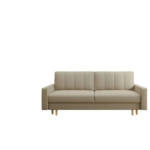 Selsey Schlafsofa Derban   ¦ beige ¦ Maße (cm): B: 215 H: 96