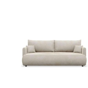 Selsey Schlafsofa  Ovo ¦ creme ¦ Maße (cm): B: 226 H: 90