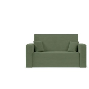 Selsey Schlafsofa Peroso ¦ grün ¦ Maße (cm): B: 145 H: 82