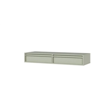 Selsey Schminktisch   ¦ grün ¦ Maße (cm): B: 110 H: 17