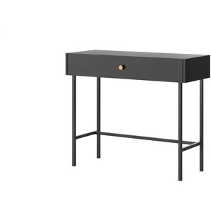 Selsey Schminktisch - schwarz - Materialmix - 93,2 cm - 79 cm | Möbel Kraft