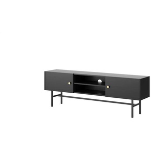 Selsey TV-Lowboard   ¦ schwarz ¦ Maße (cm): B: 155 H: 52
