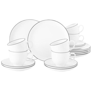 Seltmann Lido Black Line coffee service 18 parts