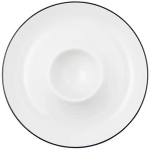 Seltmann Weiden Eierbecher Lido Black Line - weiß - Porzellan - 3 cm - 13.0 | Möbel Kraft