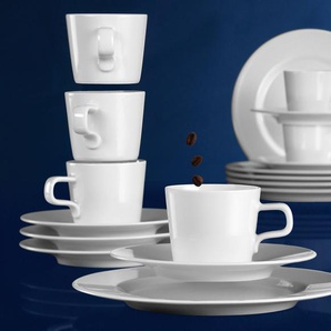 Seltmann Weiden Kaffeeservice Geschirr-Set, Service No Limits (18-tlg), 6 Personen, Porzellan, Made in Germany, 18 Teile, für 6 Personen