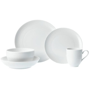 Seltmann Weiden Kombiservice Amina, Weiß, Keramik, 20-teilig, 350 ml,890 ml, Essen & Trinken, Geschirr, Geschirr-Sets, Kombiservice