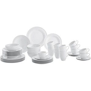 Seltmann Weiden Kombiservice Beat, Weiß, Keramik, 42-teilig, 260 ml,260 ml,350 ml,770 ml, Essen & Trinken, Geschirr, Geschirr-Sets, Kombiservice