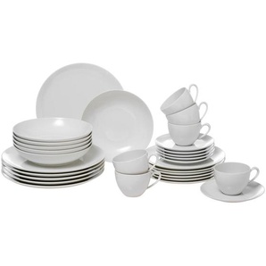 Seltmann Weiden Kombiservice Savona uni, Perlmutt, Keramik, 30-teilig, 250 ml,250 ml, 31.2x36.9x36.5 cm, Essen & Trinken, Geschirr, Geschirr-Sets, Kombiservice
