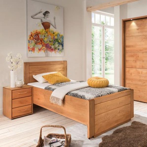 Seniorenzimmer Lido, Erle, 120 x 200 cm, Schrank 200 x 216 cm