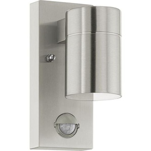 Sensor-Außen-Wandleuchte Riga 5 GU10 edelstahl up- & Downlight Wandleuchte - Eglo