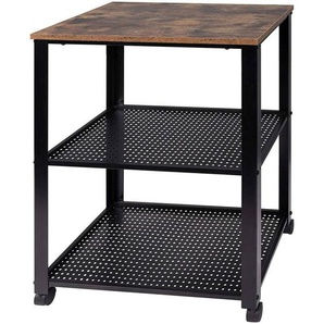 Servierwagen aus Metall Retro 60x40x76cm - Woltu