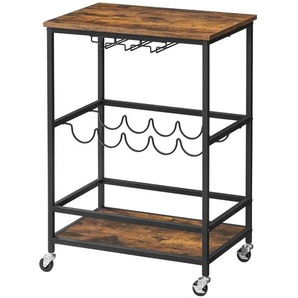 Servierwagen   ¦ braun ¦ Maße (cm): B: 60 H: 82