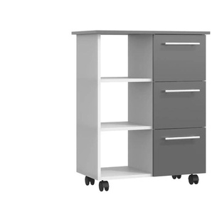 Servierwagen - grau - Materialmix - 68 cm - 85 cm | Möbel Kraft