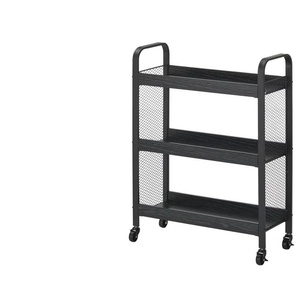 Servierwagen  Hella ¦ schwarz ¦ Maße (cm): B: 66 H: 85 T: 26.0
