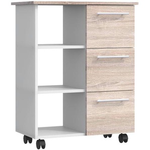 Servierwagen  Esilo ¦ holzfarben ¦ Maße (cm): B: 68 H: 85