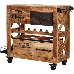 Servierwagen  Puno ¦ holzfarben ¦ Maße (cm): B: 97 H: 85 T: 43.0