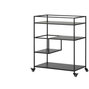 Servierwagen  Tollo ¦ schwarz ¦ Maße (cm): B: 70 H: 86 T: 40.0
