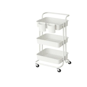 Servierwagen   ¦ weiß ¦ Maße (cm): B: 42,5 H: 86,3