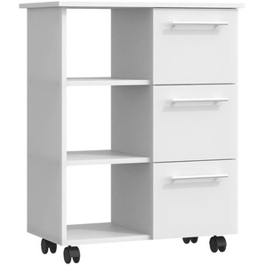 Servierwagen  Esilo ¦ weiß ¦ Maße (cm): B: 68 H: 85