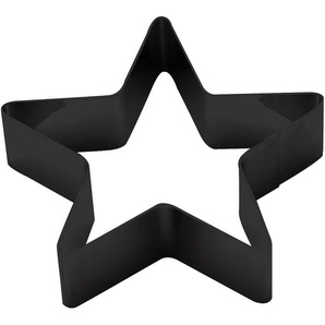 Serviettenring ECHTWERK Serviettenringe schwarz Servietten und Zubehör Serviettenhalter-Set, Serviettenschnallen, Sterndesign, aus Edelstahl