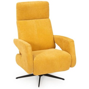 Sessel 8065, gelb, inkl. manuelle Verstellung