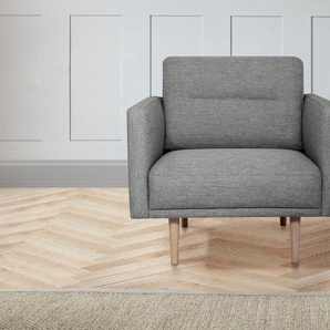 Sessel ANDAS Brande Gr. Struktur grob, B/H/T: 80 cm x 78 cm x 86 cm, silberfarben (silber) Einzelsessel Sessel in skandinavischem Design, verschiedene Farben verfügbar