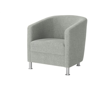 Sessel aus Flachgewebe - blau - Materialmix - 69 cm - 75 cm - cm 76,0 | Möbel Kraft